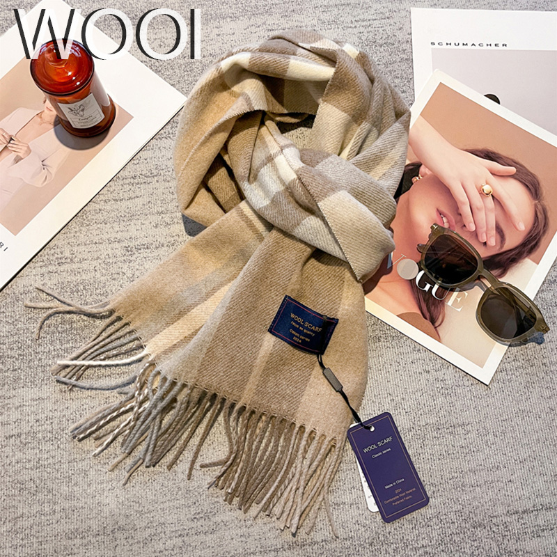 Cashmere Scarf - Luxury British Wool Blending Scarf Women