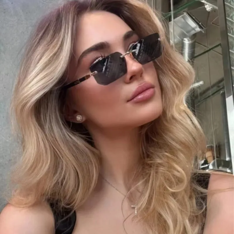 Designer Sunglasses - Fashion Punk Square Sunglasses Women Luxury