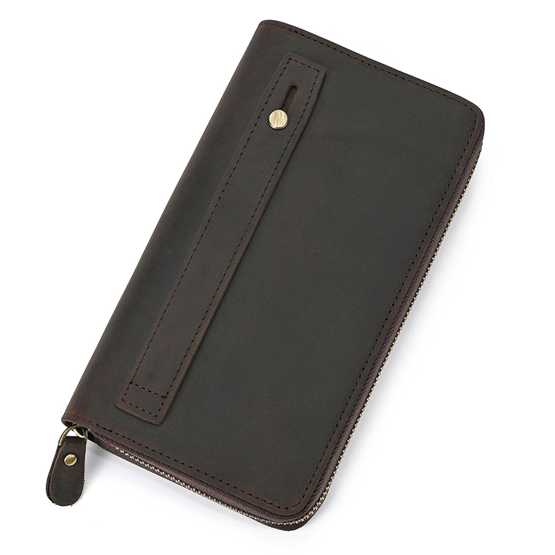 Genuine Leather Clutch Wallet  - Leather Wallet Men ulasan dan harga