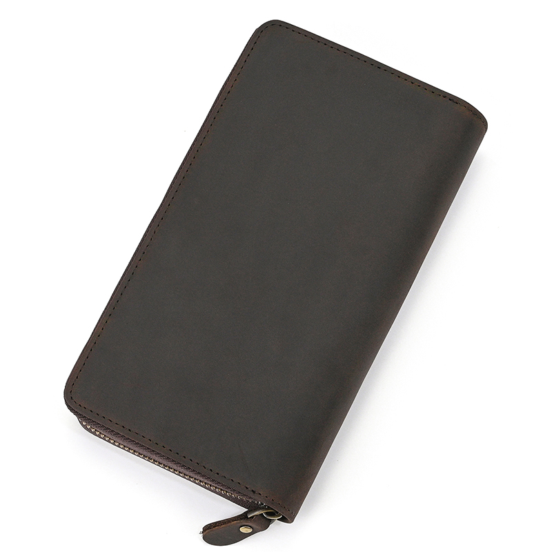 Genuine Leather Clutch Wallet  - Leather Wallet Men ulasan dan harga