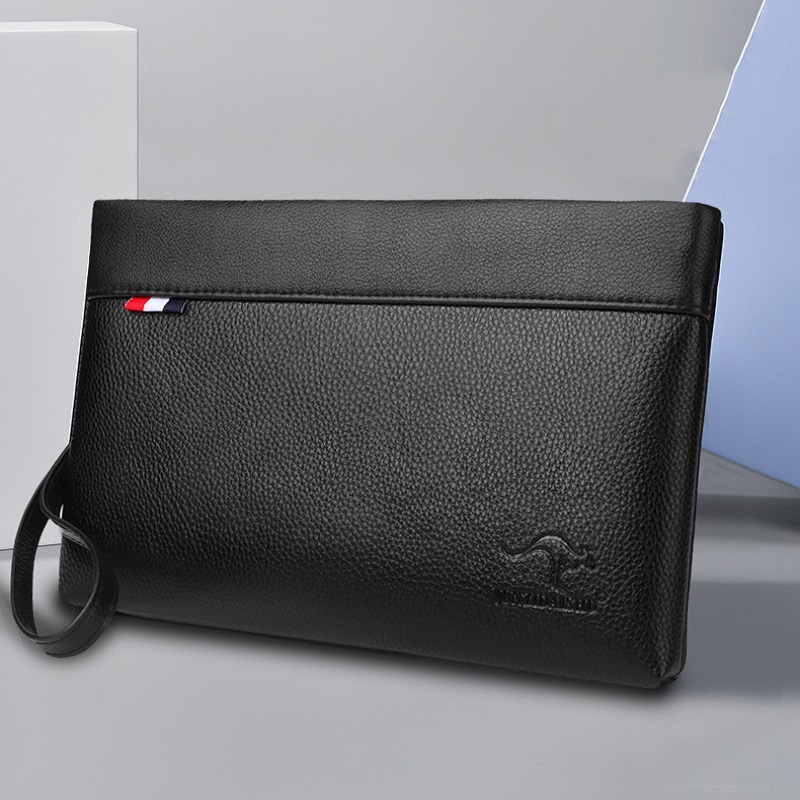 Men's Handheld Bag Business La - Leather Wallet Men ulasan dan harga
