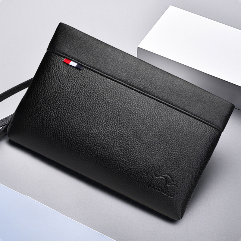 Men's Handheld Bag Business La - Leather Wallet Men ulasan dan harga