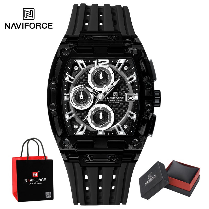 NAVIFORCE Man's Watch 5ATM Wat - Luxury Watch Men ulasan dan harga