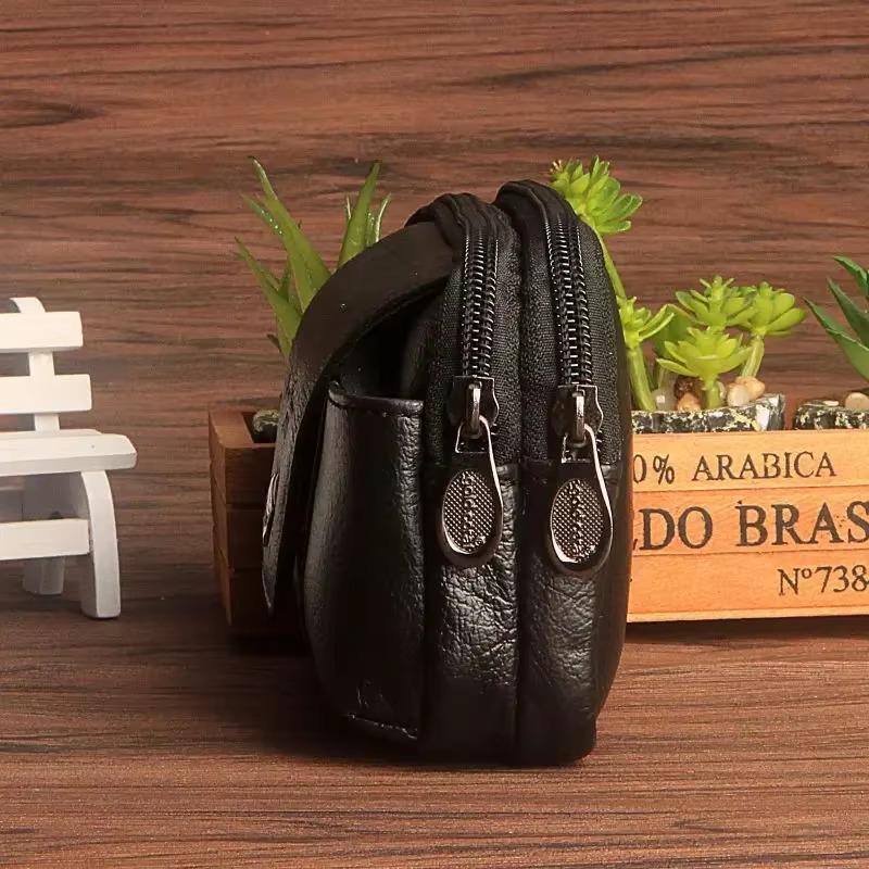 Men Genuine Leather Cell/Mobil - Leather Wallet Men ulasan dan harga