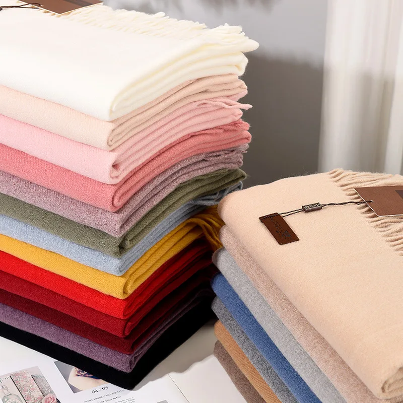 Classic Solid Imitation Cashme - Cashmere Scarf ulasan dan harga