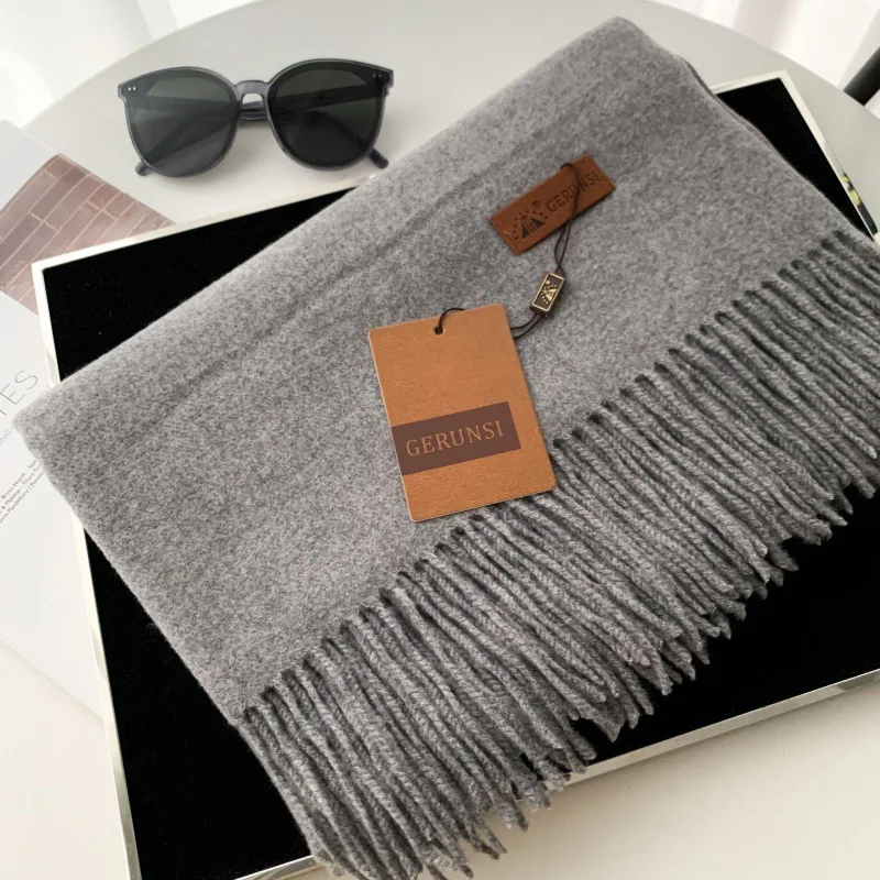 Classic Solid Imitation Cashme - Cashmere Scarf ulasan dan harga