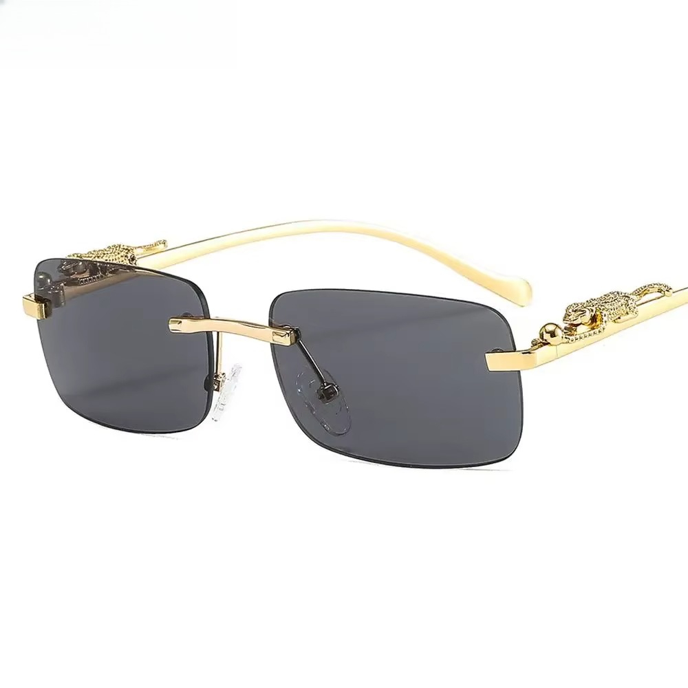 Rimless Small Square Sunglasse - Designer Sunglasses ulasan dan harga