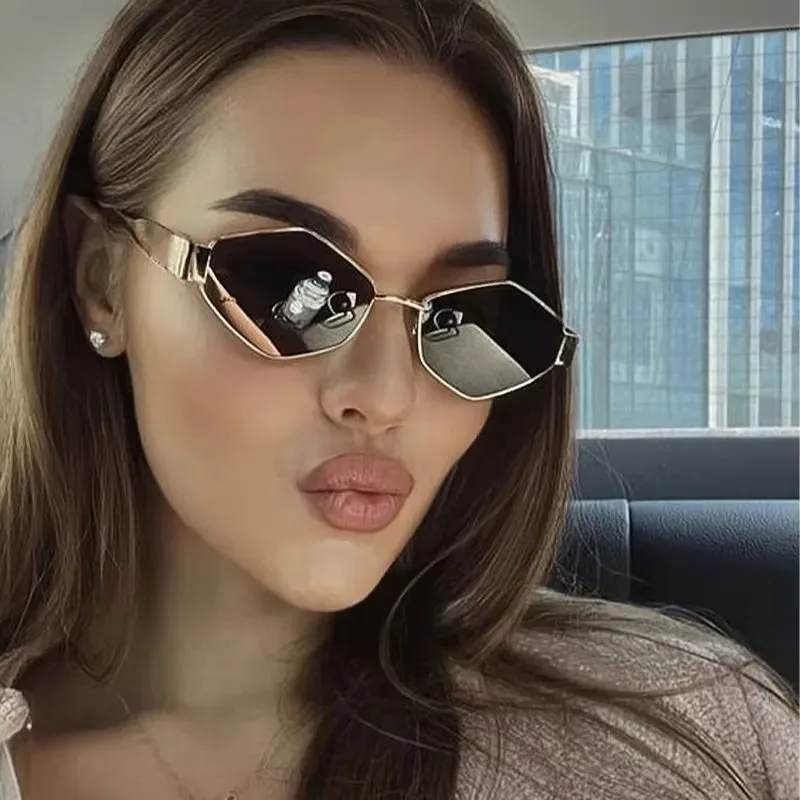 Fashion Polygonal Women Sungla - Designer Sunglasses ulasan dan harga