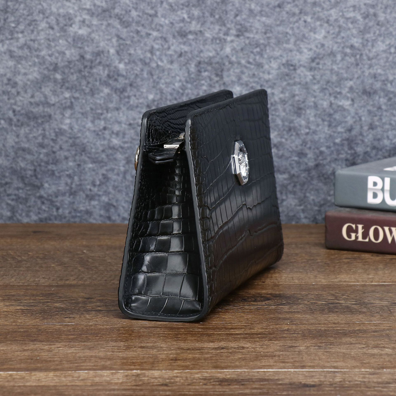 Men's Genuine Leather Clutch B - Leather Wallet Men ulasan dan harga