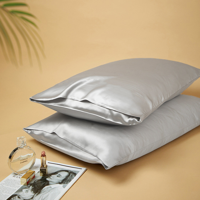 1pair Housewife Pillowcase Bot - Silk Pillowcase ulasan dan harga
