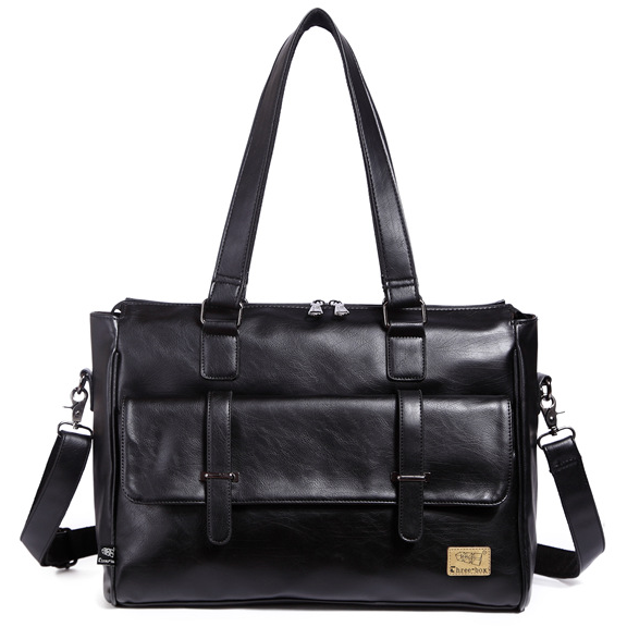Korean Fashion Designer Leathe - Leather Briefcase ulasan dan harga
