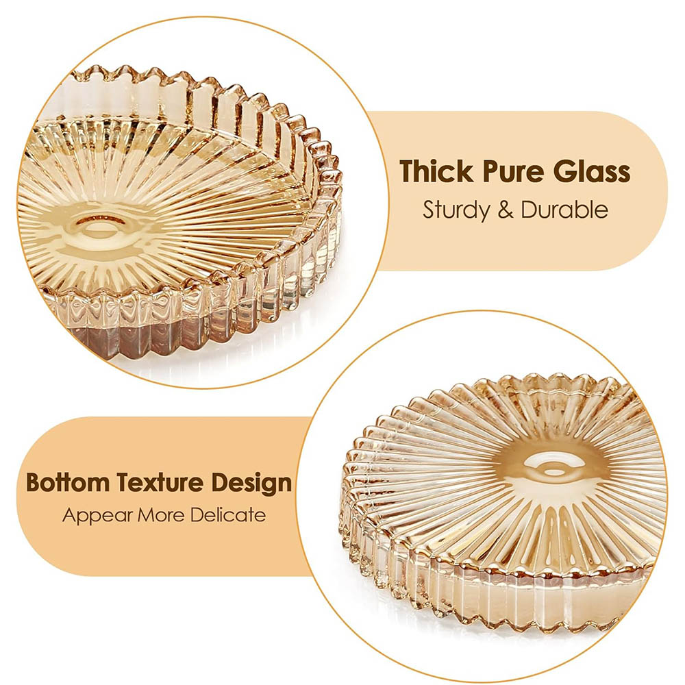 Modern Amber Glass Coasters fo - Marble Coaster Set ulasan dan harga