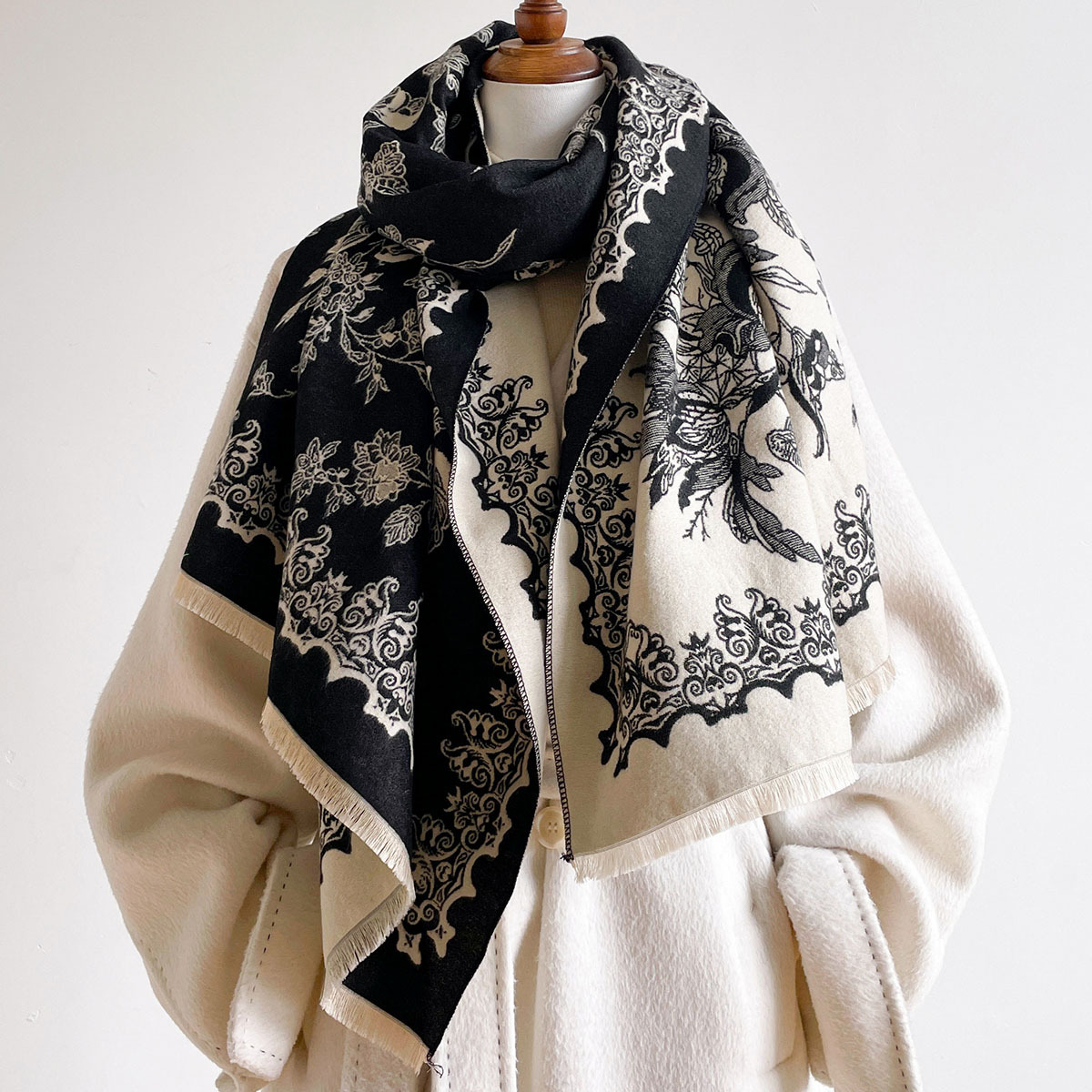 Women Imitation Cashmere Scarf - Cashmere Scarf ulasan dan harga