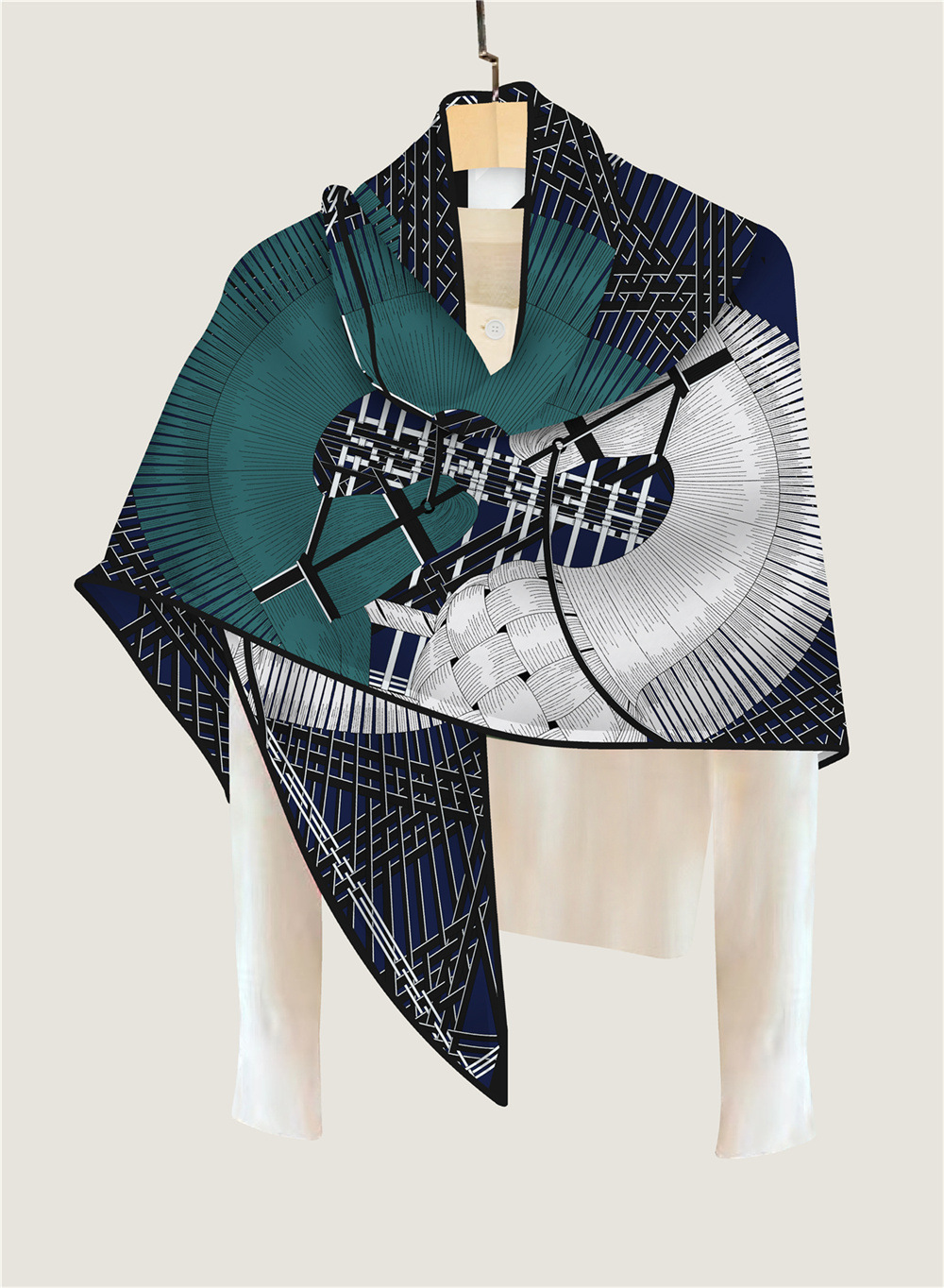 Triangle Shawls Winter Warm Sc - Cashmere Scarf ulasan dan harga